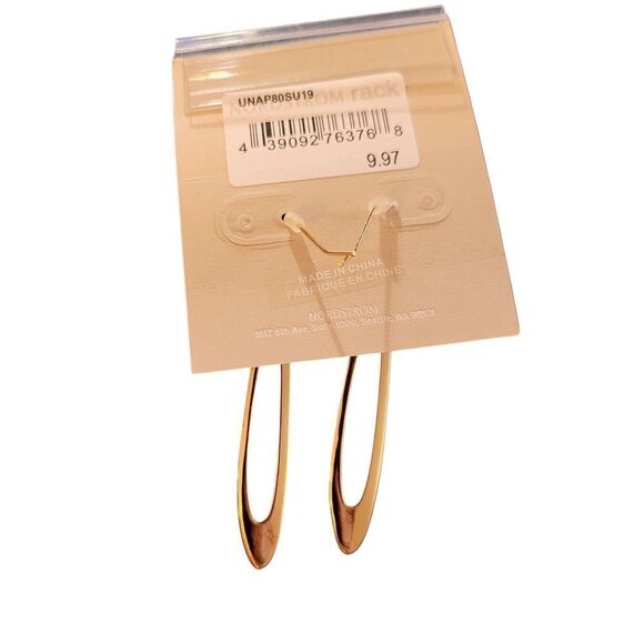 14th & Union Gold Hoop Earrings - Picture 2 of 3